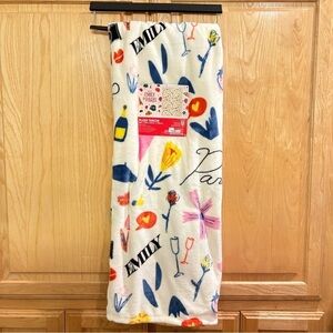 Emily in Paris Netflix Ultra Soft Plush Fleece Throw Blanket